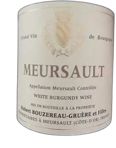 illustration du vin Meursault Blanc, Bouzereau-Gruère