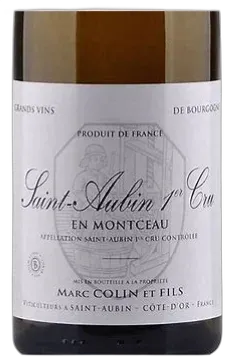 photo du vin Saint-Aubin Cru "en Monceau" m Colin