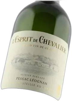 vue du vin Esprit de Chevalier Blanc 2016
