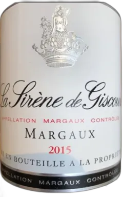photo du vin la Sirène de Giscours 2016
