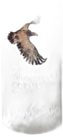 illustration du vin Cornas "le Vallon de l' Aigle" jl Colombo