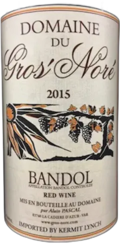 illustration du vin Bandol Rouge, Dom du Gros Noré
