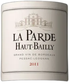 image du vin la Parde de Haut-Bailly, Pessac-Léognan