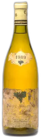vue du vin 1989 Puligny Montrachet les Referts Cru