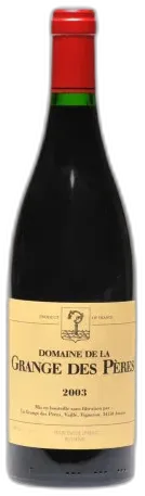 photo du vin 2003 la Grange des Pères rg, Igp Pays de l’Hérault