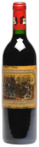 capture du vin 1990 Château Ducru Beaucaillou, Saint-Julien Grand Cru