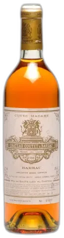 illustration du vin 1988 Chateau Coutet Cuvée Madame, 1er Grand Cru Sauternes, Barsac