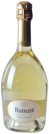 vue du vin Ruinart Brut Blanc de Blancs Champagne