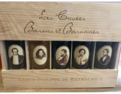 aperçu du vin 5 Barons et Baronnes- Médoc-Pauillac-st Émilion-Graves-Sauternes- Rothschild
