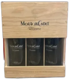 photo du vin 3 Mouton Cadet Réserve- Médoc- Haut Médoc st Émilion