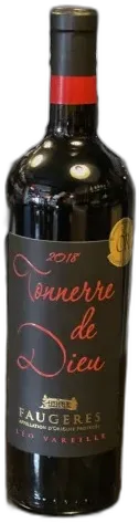 photo du vin Tonnerre de Dieu Aop Faugeres 2018