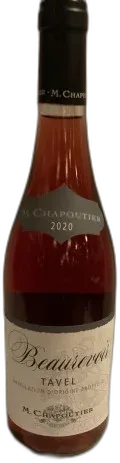 photo du vin Tavel, Appellation d’Origine Protégée, Beaurevoir m Chapoutier Tavel