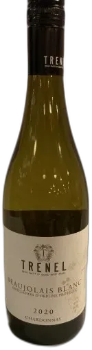 photo du vin Beaujolais Blanc, Appellation d’Origine Protégée, Trenel Beaujolais Blanc