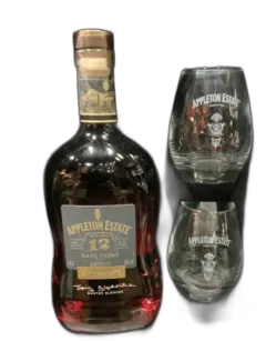 illustration du vin Rhum Appleton Estate Rare Cask 12 Ans d’Âge 2 Verres