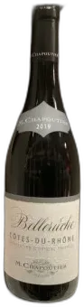 photos du vin Côtes du Rhône Belleruche Maison Chapoutier Côtes du Rhône