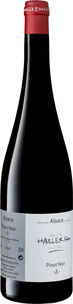 photo du vin Pinot Noir "a" Signature