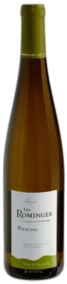 aperçu du vin Alsace Riesling Domaine Éric Rominger Bio 2023