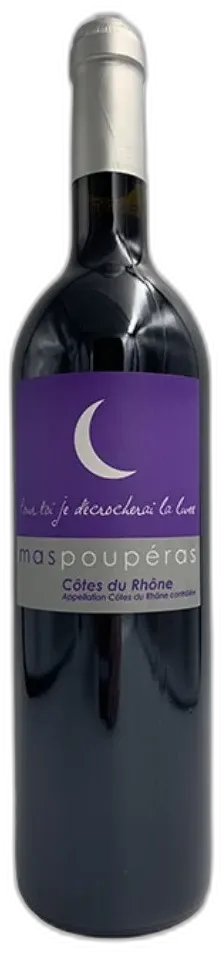 photo du vin Côtes-du-Rhône Rouge je Décrocherai la Lune Mas Pouperas Bio 2022