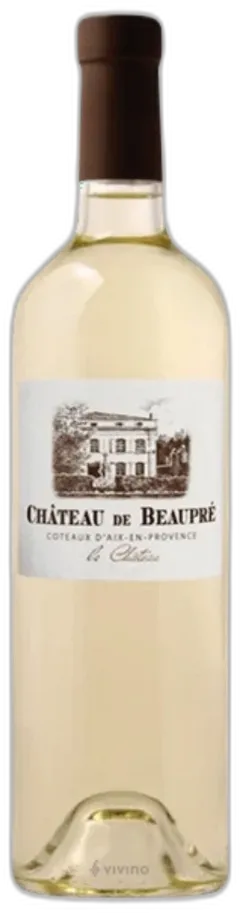 photo du vin Coteaux d’Aix-en-Provence Blanc Château de Beaupré Bio 2023