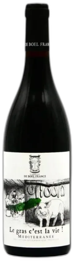 photo du vin Méditerranée Rouge le Gras c’Est la Vie Famille de Boel Bio 2023