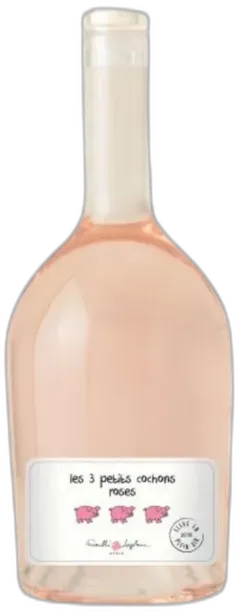 image du vin Vin de France Rosé les Trois Petits Cochons Famille Laplace