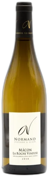 illustration du vin Domaine Normand la Roche Vineuse Blanc Macon 2022