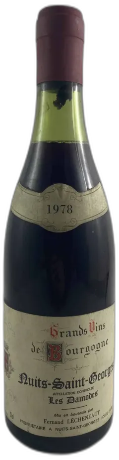 aperçu du vin Nuits Saint-Georges les Damodes Domaine Lécheneaut 1978