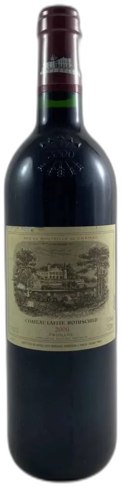 vue du vin Château Lafite Rothschild 2000