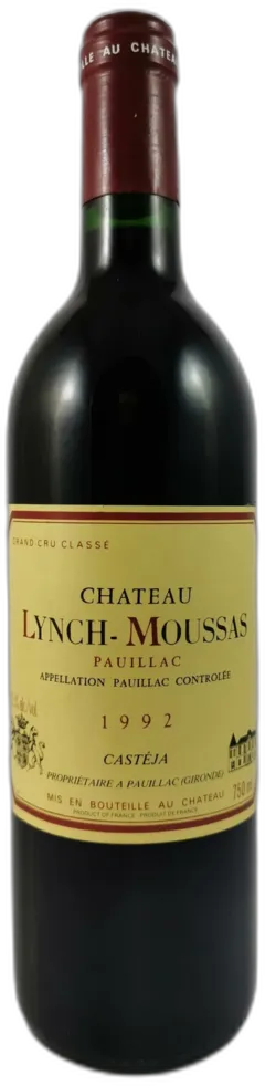 image du vin Château Lynch Moussas 1992