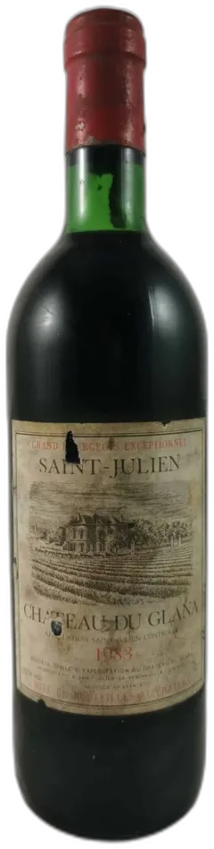 photo du vin Château du Glana 1983