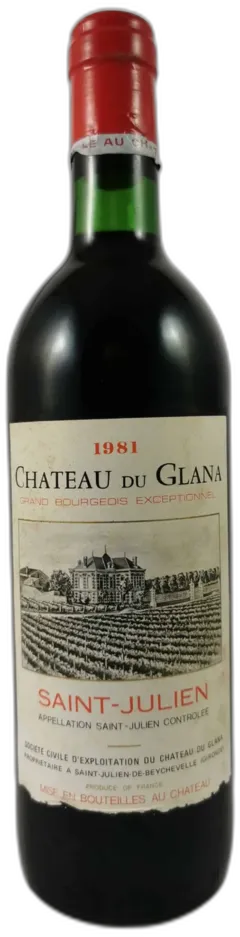 image du vin Château du Glana 1981