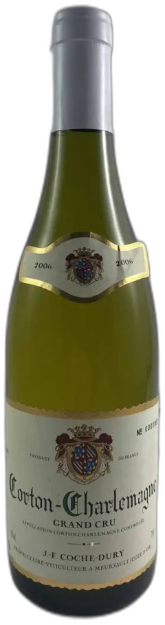 capture du vin Corton-Charlemagne Domaine Coche Dury 2006
