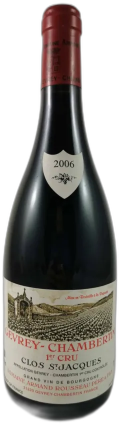 photo du vin Gevrey-Chambertin Clos Saint-Jacques Domaine Armand Rousseau 2006