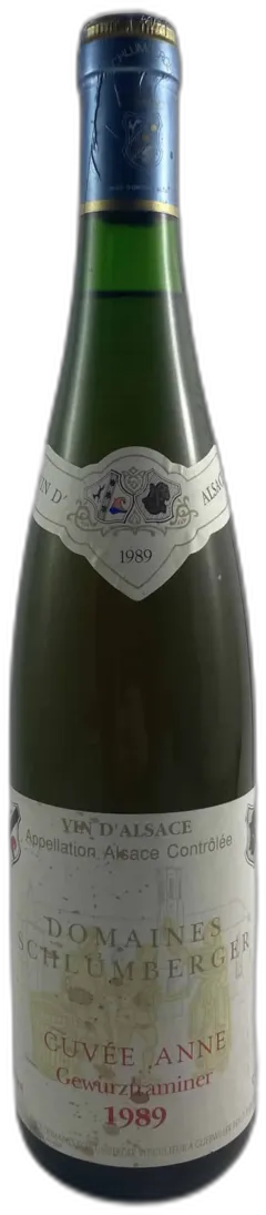 photo du vin Gewurztraminer Cuvée Anne Schlumberger 1989