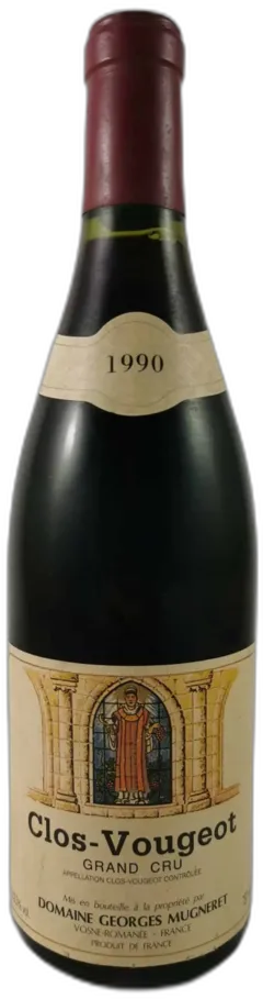 capture du vin Clos de Vougeot Domaine Georges Mugneret 1990