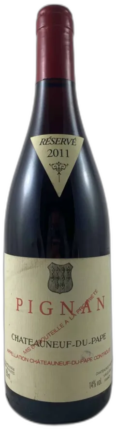 photo du vin Pignan Château Rayas 2011