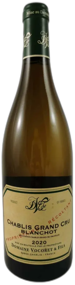 capture du vin Chablis Blanchot Domaine Vocoret & Fils 2020