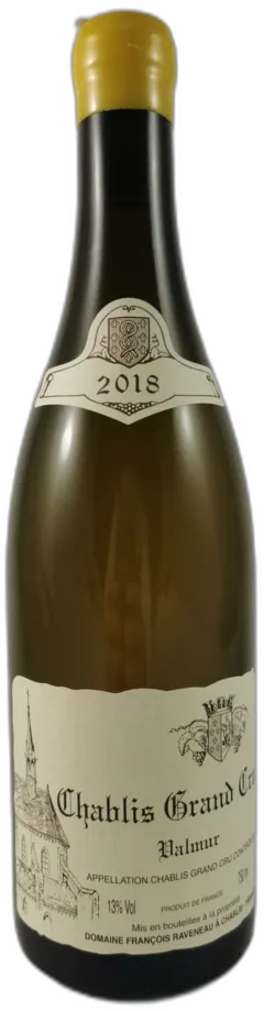 vue du vin Chablis Valmur Raveneau 2019