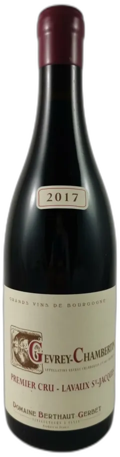 image du vin Gevrey-Chambertin Lavaux Saint Jacques Domaine Berthaut Gerbet 2017