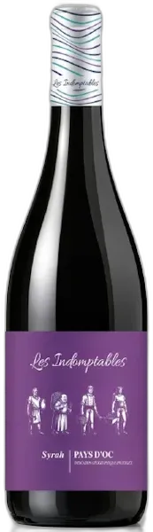 image du vin les Indomptables Rouge Syrah Pays d’oc
