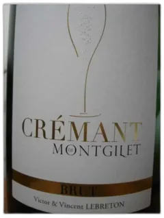 aperçu du vin Cremant de Loire Extra Brut Montgilet