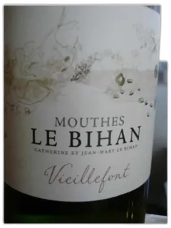 photo du vin Cotes de Duras Mouthes le Bihan Vieillefont Blanc