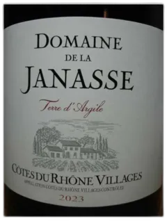 photo du vin Cotes du Rhone Villages Terre d’Argile la Janasse