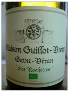 photo du vin Saint Veran les Rochettes 2023 Domaine Guillot-Broux