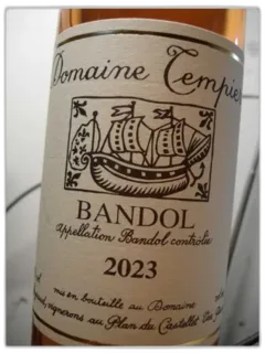 image du vin Bandol Rose Tempier