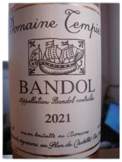 image du vin Bandol Rose Tempier