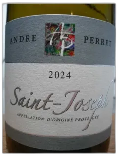 image du vin Saint Joseph Blanc André Perret 2024