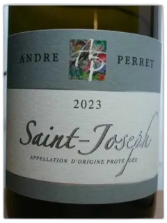 photos du vin Saint Joseph Blanc André Perret 2023