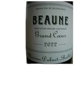 photo du vin Beaune Grand Coeur Maxime Dubuet Boillot 2022