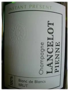 image du vin Champagne Instant Present b de Blancs Lancelot Pienne